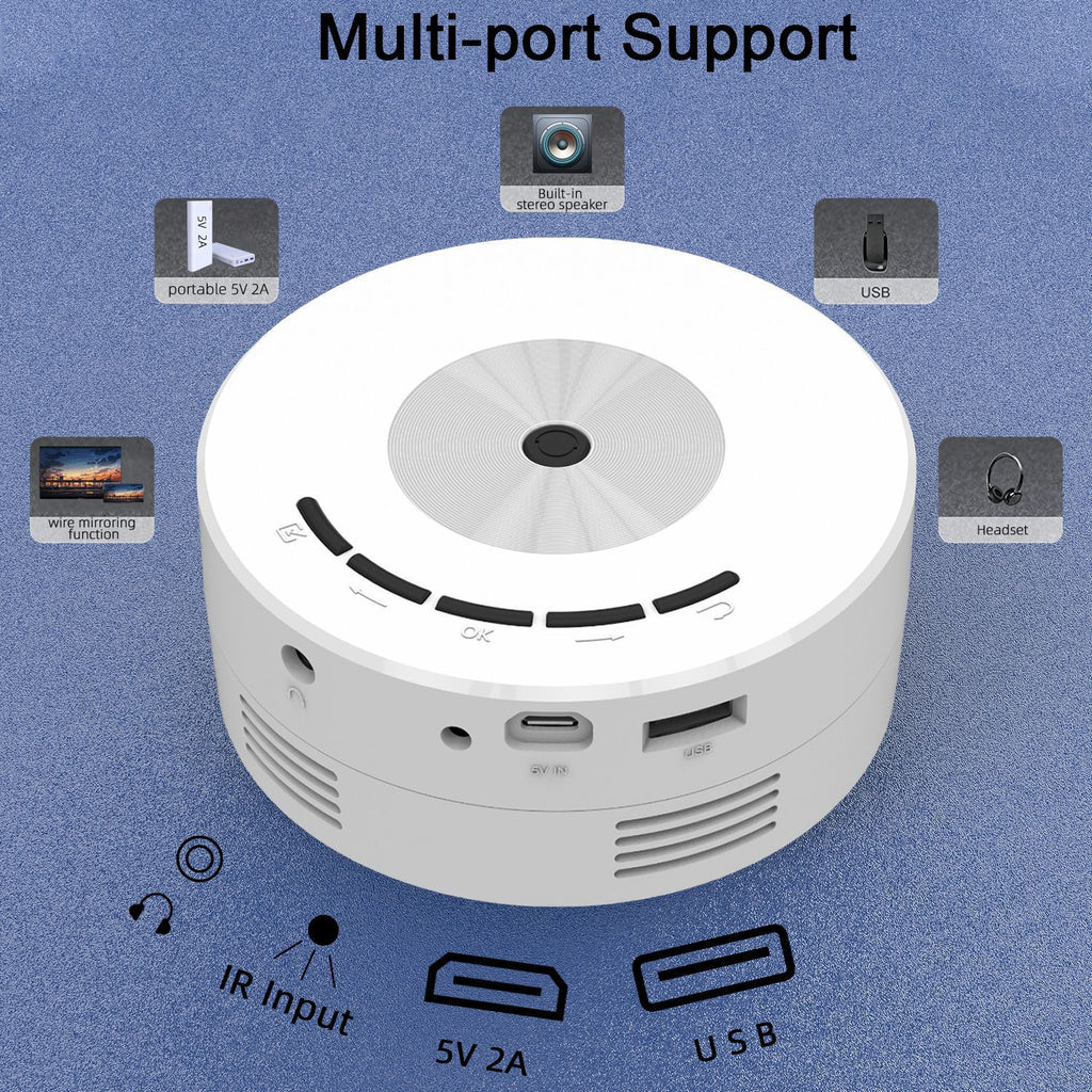 Mini-Projektor für Smartphone (kabelgebunden)