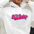 Sweatshirt mit Baby Letter-Print und Kapuze