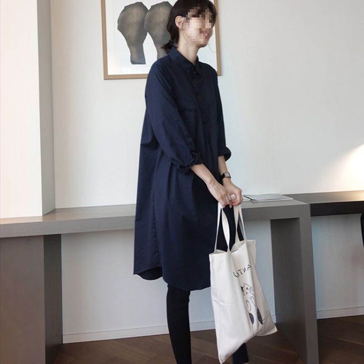 Figurbetontes Einreihiges Langarmkleid