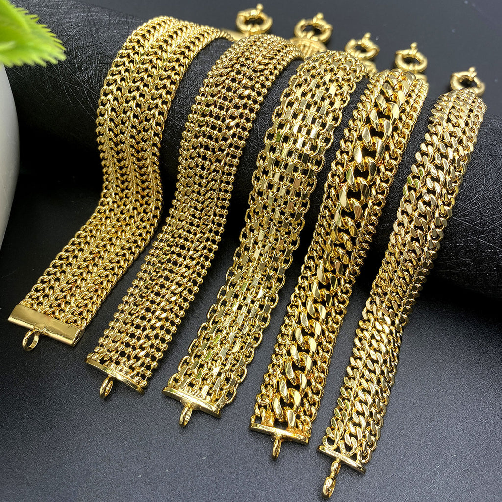 Minimalistisches Doppelreihen-Mesh Armband – Bild 5 | LuxeStyle