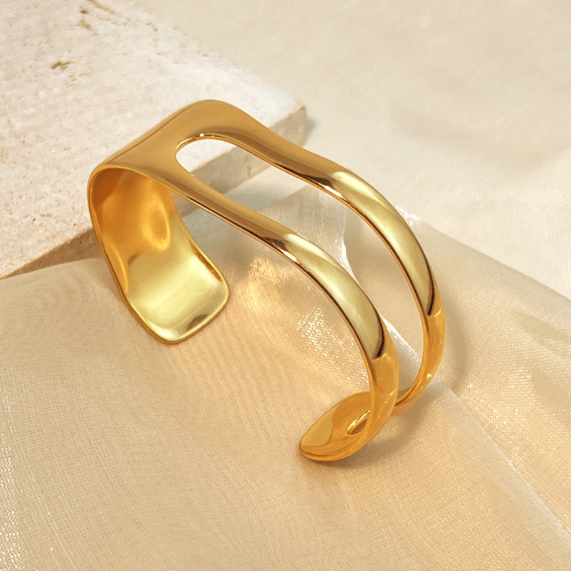 Glattes Minimalist Armband Damen