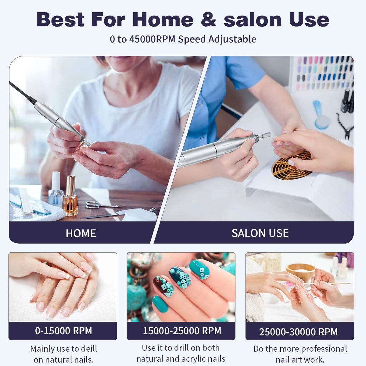 Profi Nagelfräser – kabellos & leistungsstark – Bild 7 | LuxeStyle