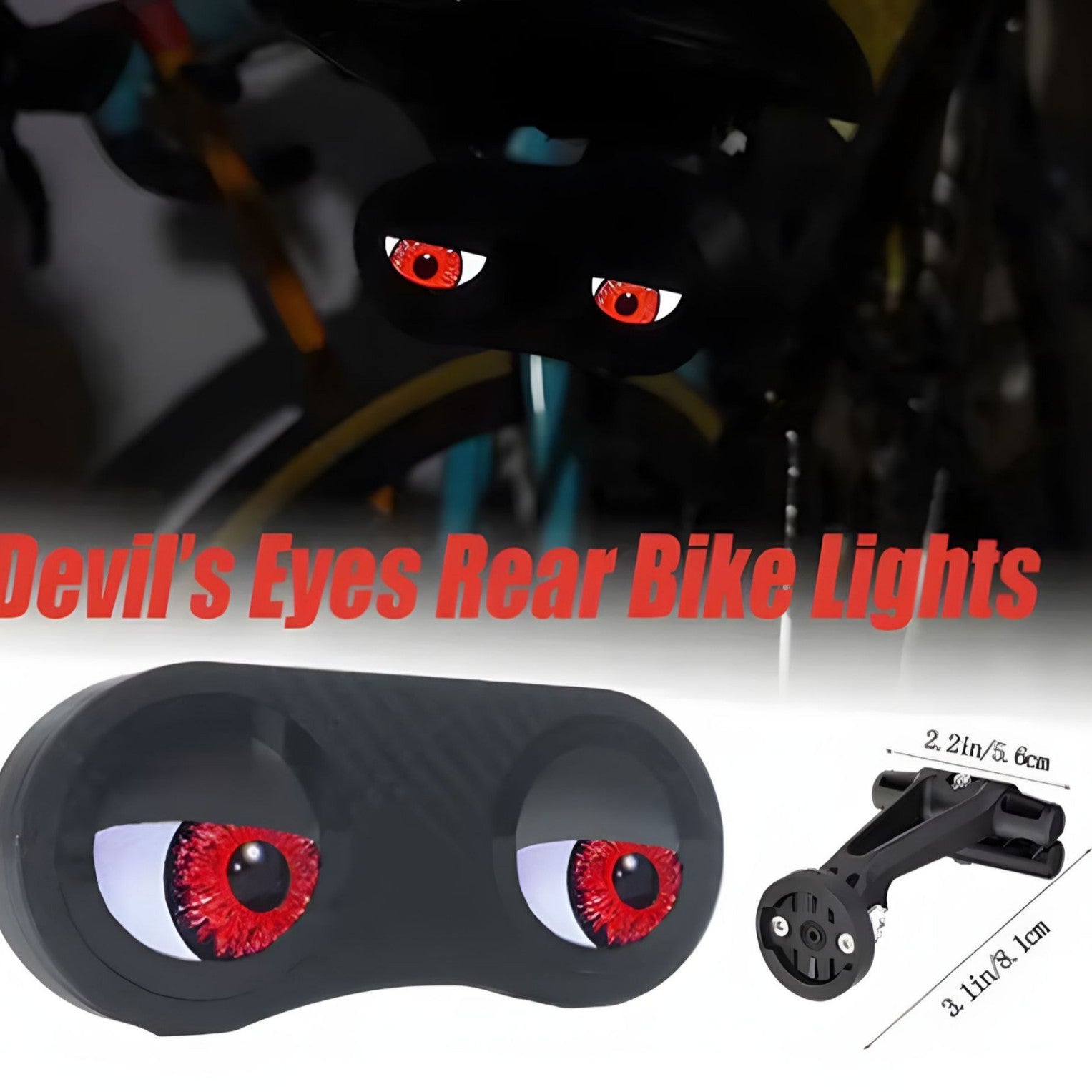 Devil Eye Fahrrad-Rücklicht mit App-Steuerung