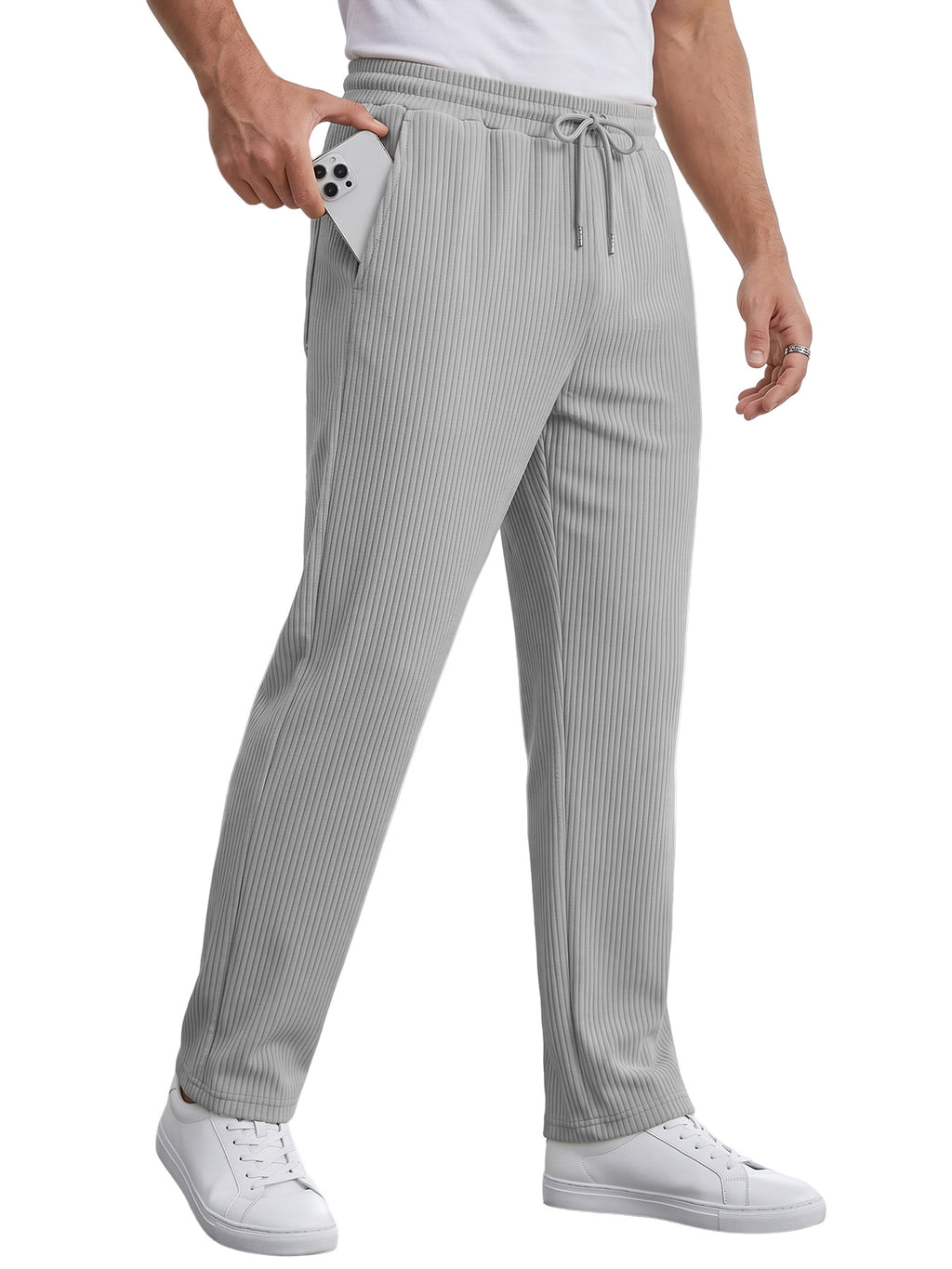 Weite Cordhose für Herren