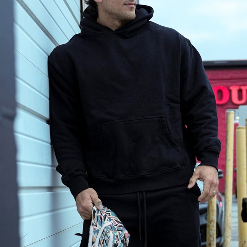 Heavyweight Hoodie mit verstärkter Kapuze