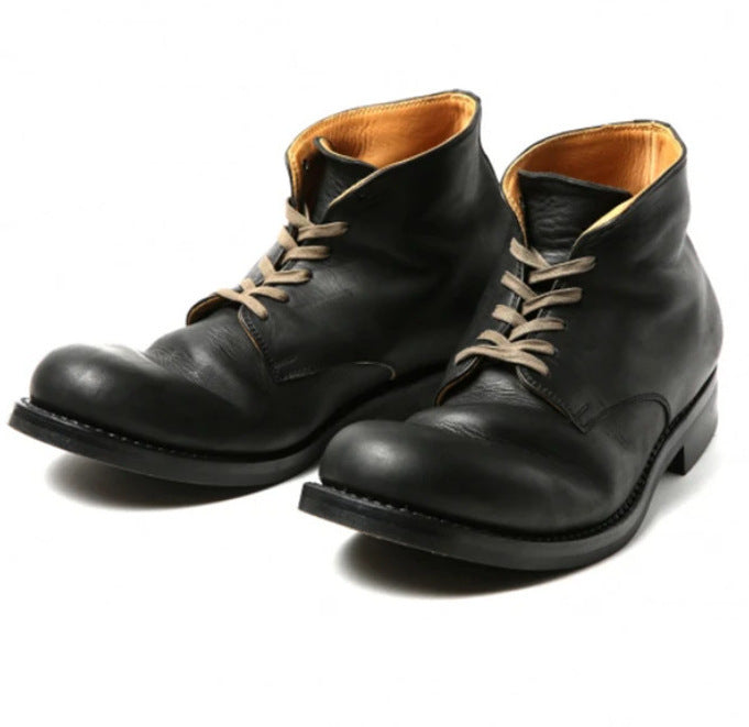 Lässige Low-Cut Boots mit runder Kappe