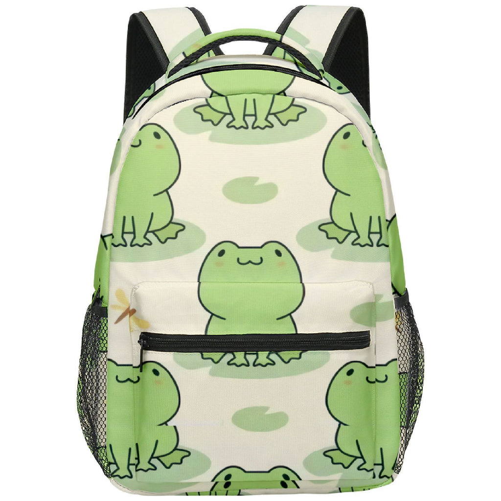 Frosch Cartoon Rucksack für Schule – Bild 9 | LuxeStyle