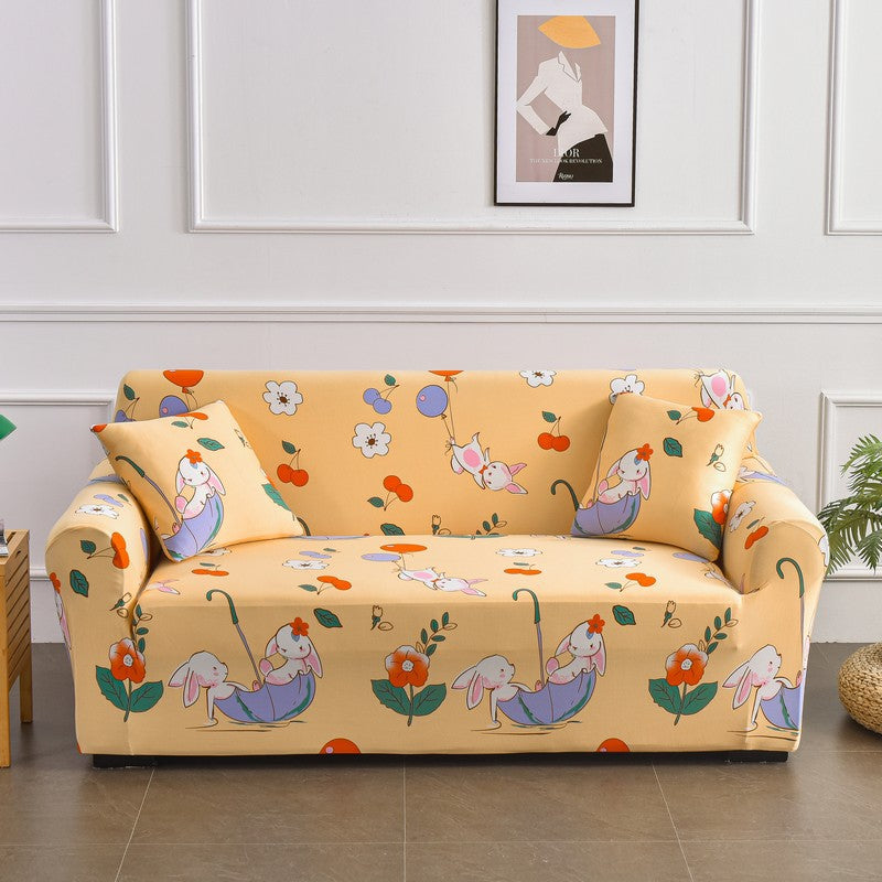 Sofaabdeckung mit Pflanzenmuster – Stretch – Bild 18 | LuxeStyle
