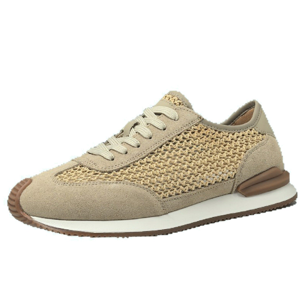Herren Freizeit-Lederschuhe atmungsaktiv