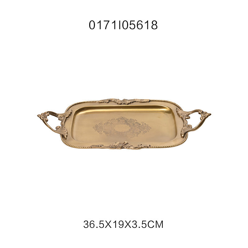 Dekoratives Messing-Tablett aus Indien – Bild 13 | LuxeStyle