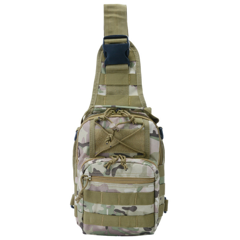Oxford-Leinen Camouflage Schultertasche – Bild 9 | LuxeStyle