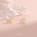 S925 Sterling Silber Camellia Perlen-Ohrstecker – Bild 1 | LuxeStyle