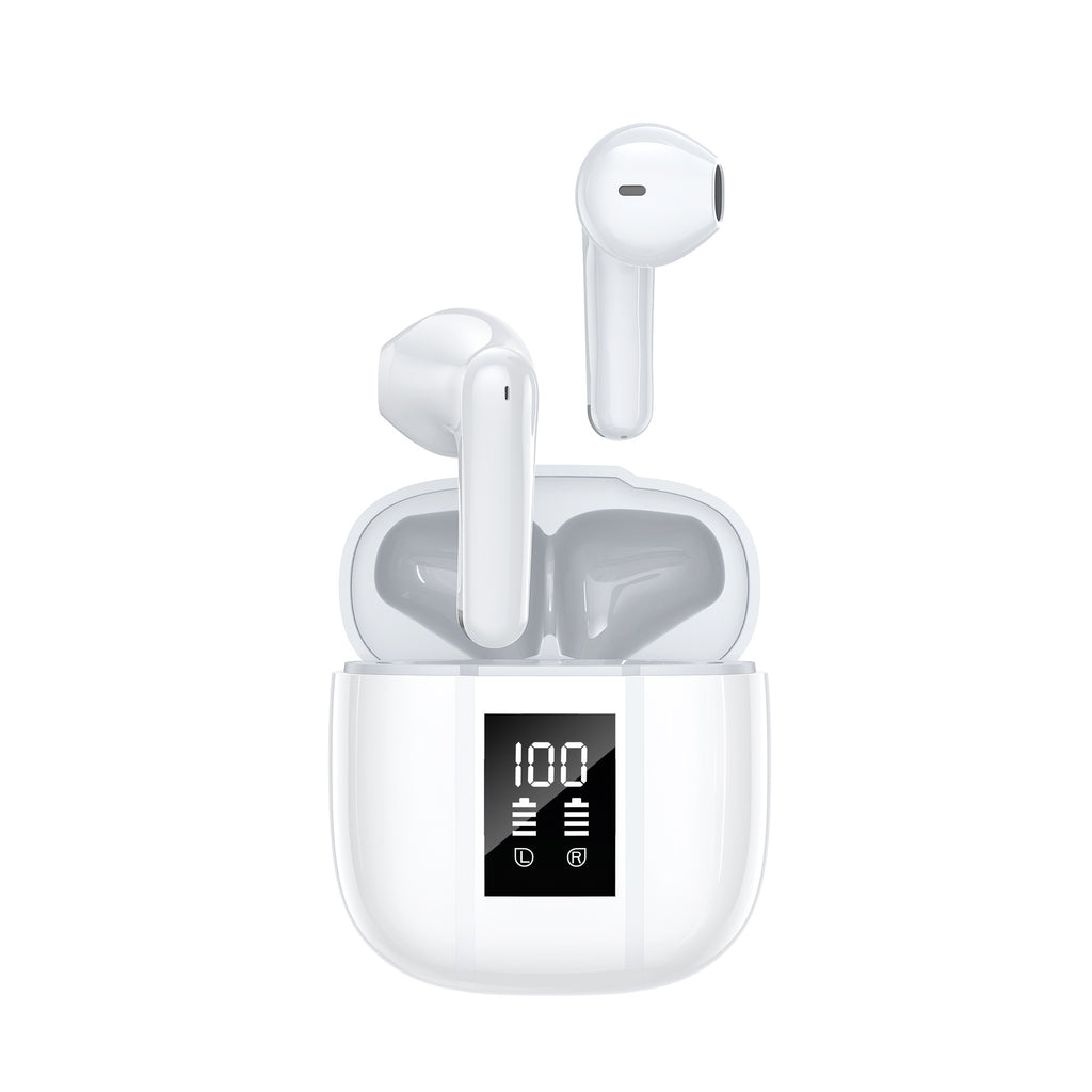 Kabellose Bluetooth-Kopfhörer mit Akkuanzeige