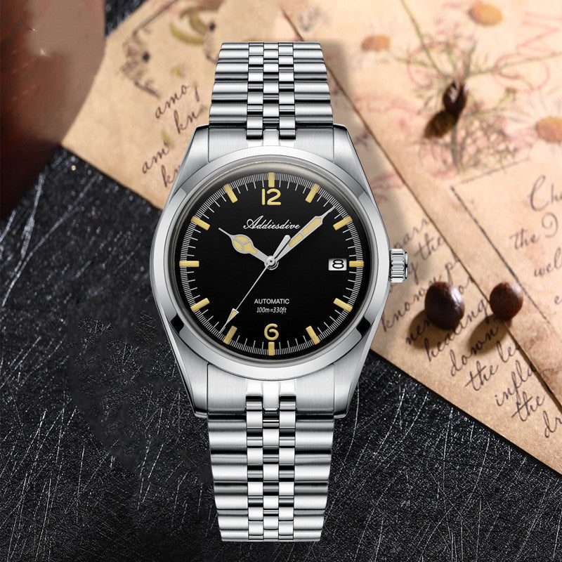 Automatische mechanische Armbanduhr aus 316L Edelstahl – Bild 11 | LuxeStyle