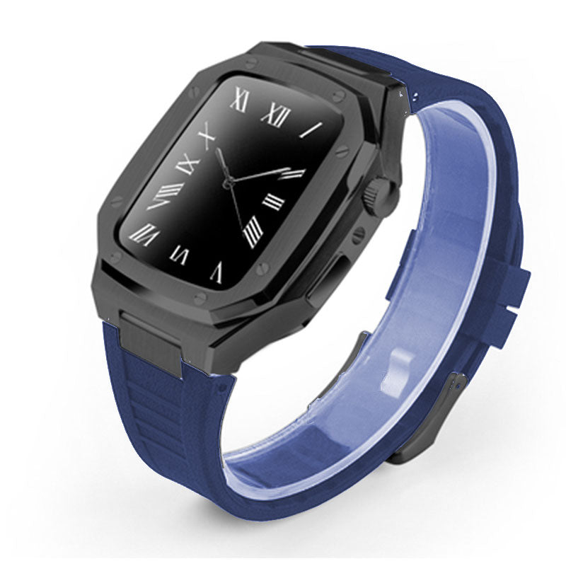 Smartwatch-Gehäuse aus Metall mit Kautschukarmband – Bild 14 | LuxeStyle