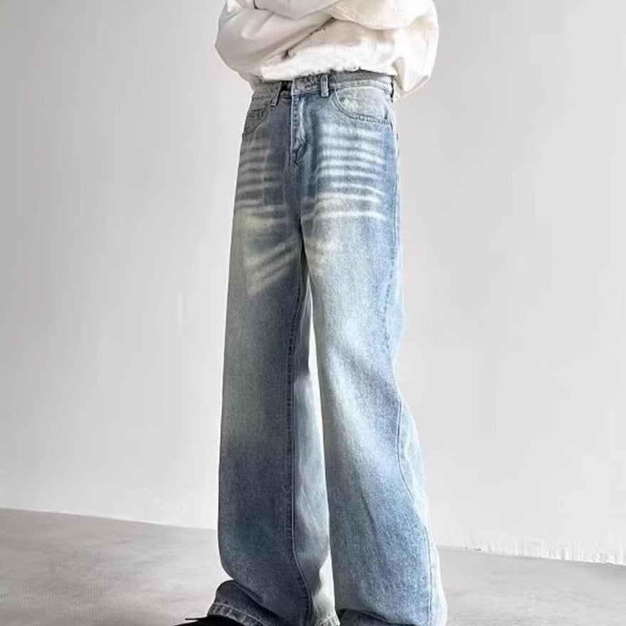 Retro Loose Straight-Leg Jeans für Herren