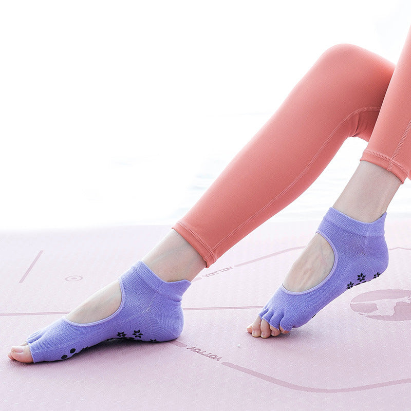 Pilates Anti-Rutsch Socken für Damen