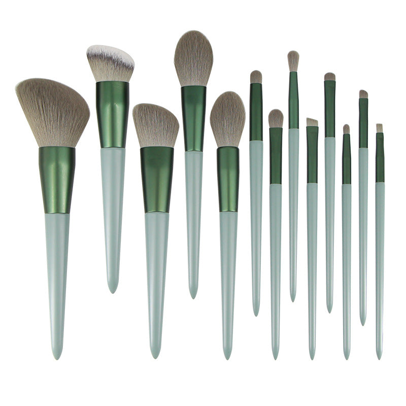 Pinsel-Set mit Holzgriff & weichen Fasern · 13-teilig – Bild 2 | LuxeStyle