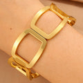 Armreif «Great Wall» mit Zirkonia, goldfarben | LuxeStyle
