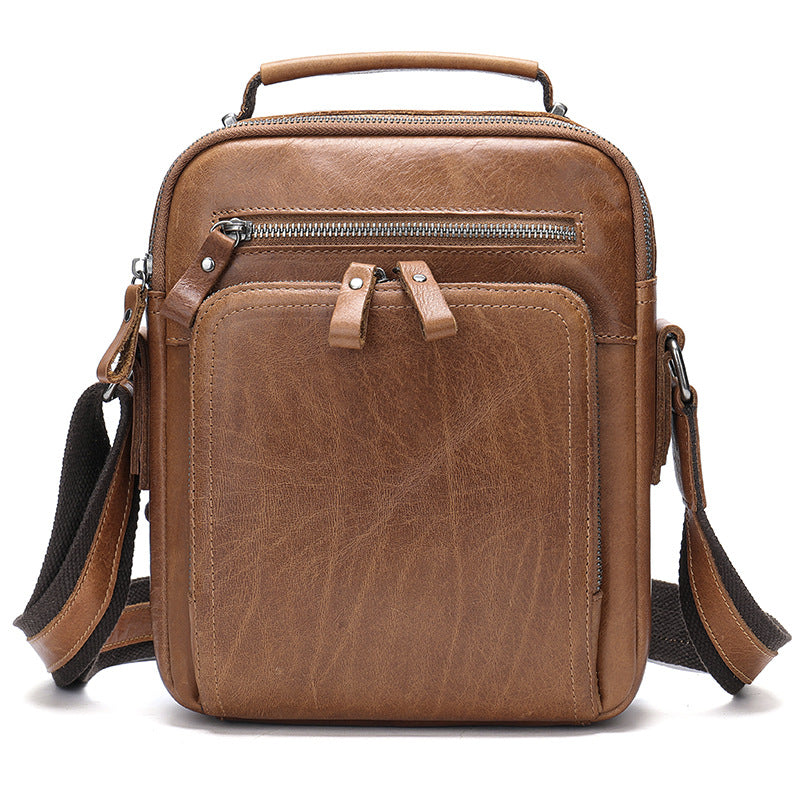 Umhängetasche Vintage Crazy Horse Leder