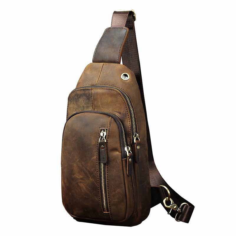 Crazy Horse Leder Herren-Vintagetasche – Bild 2 | LuxeStyle