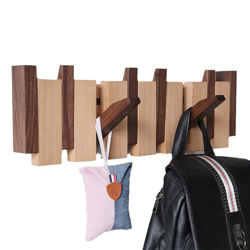 Wand-Hakenleiste aus Holz