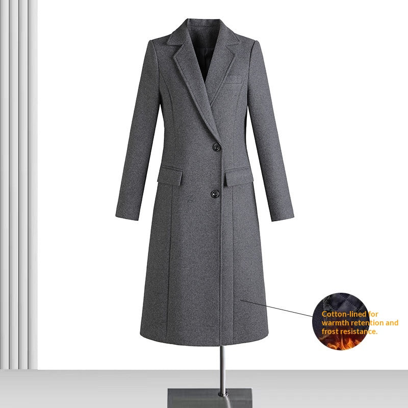 Eleganter Wollmantel für Business & Alltag