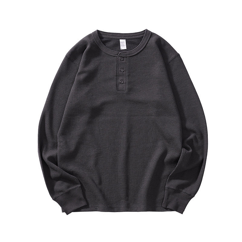 Herren Langarmshirt mit Rundhalsausschnitt – Bild 2 | LuxeStyle