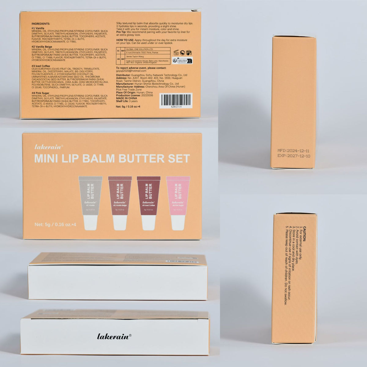 Lippenbalsam-Set «Summer Butter» · Mini, für alle Hauttypen – Bild 2 | LuxeStyle