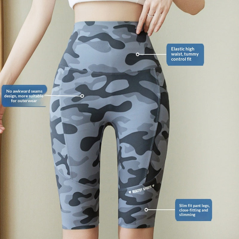 Camo Shark Yoga Pants