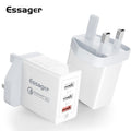 3-Port USB-Schnellladegerät 30W