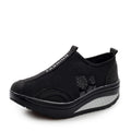 Schwarze Plattform Sneaker – Bild 11 | LuxeStyle
