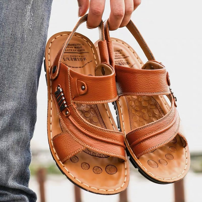 Herren-Sandalen aus Rindsleder
