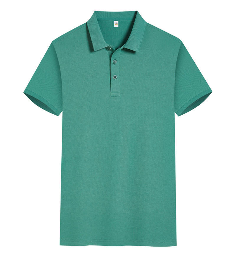 Einfarbiges Poloshirt für Herren – Bild 7 | LuxeStyle