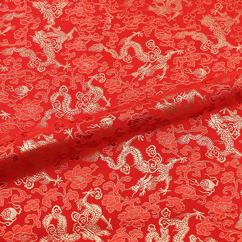 Brokatstoff Seide Antiker Tang-Anzug Cheongsam – Bild 5 | LuxeStyle