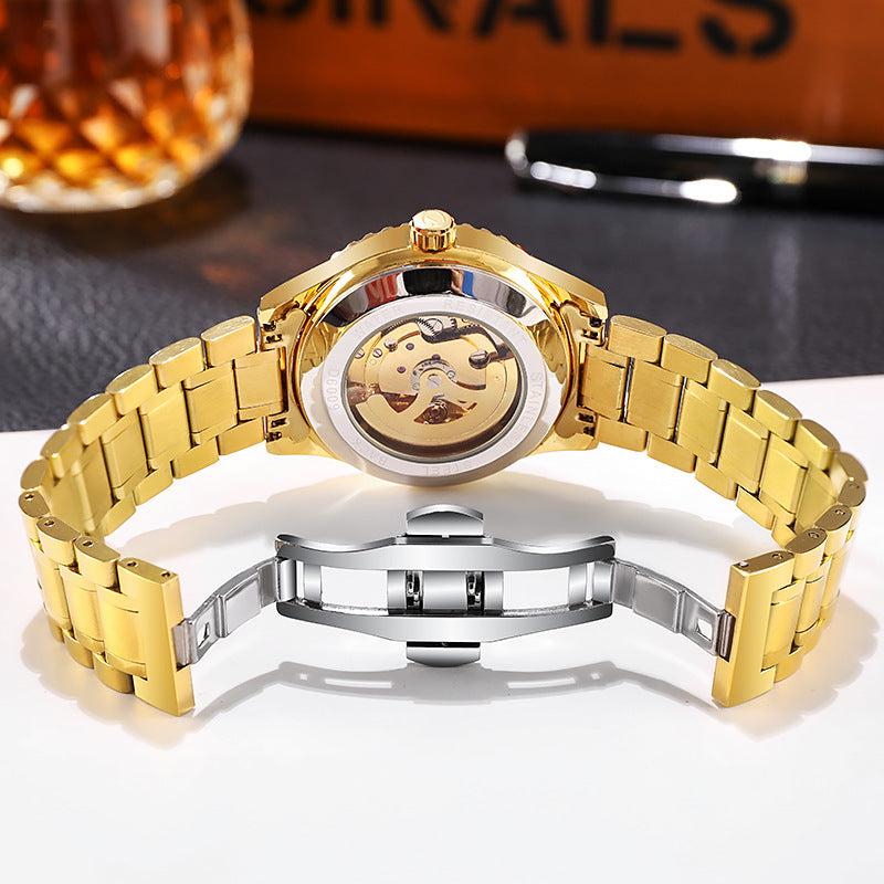 Wasserdichte Herren-Automaticuhr mit 14mm Gehäuse