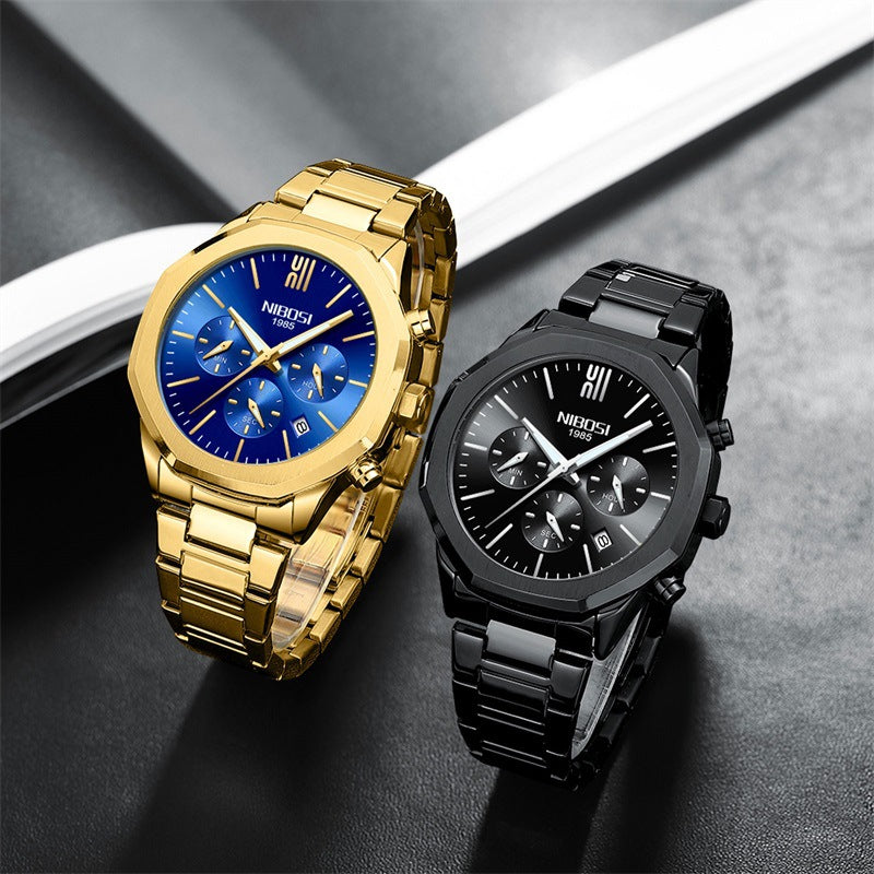 Exquisite Herren Quarzuhr