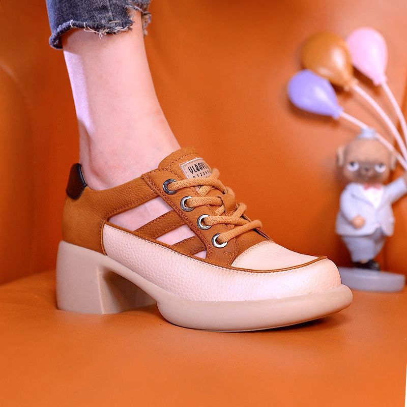 Damen Plateau-Sandalen mit Chunky-Absatz – Bild 10 | LuxeStyle
