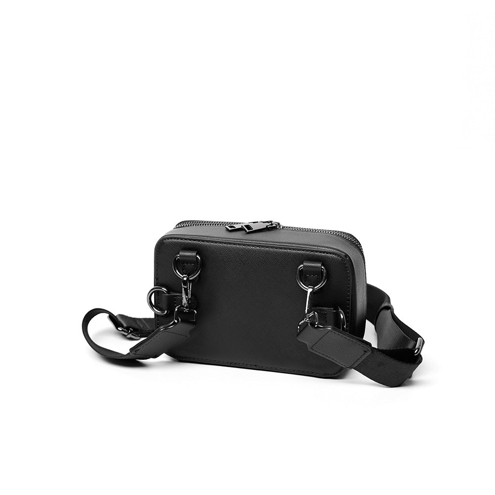 Schwarze Crossbody Tasche für Herren – Bild 6 | LuxeStyle