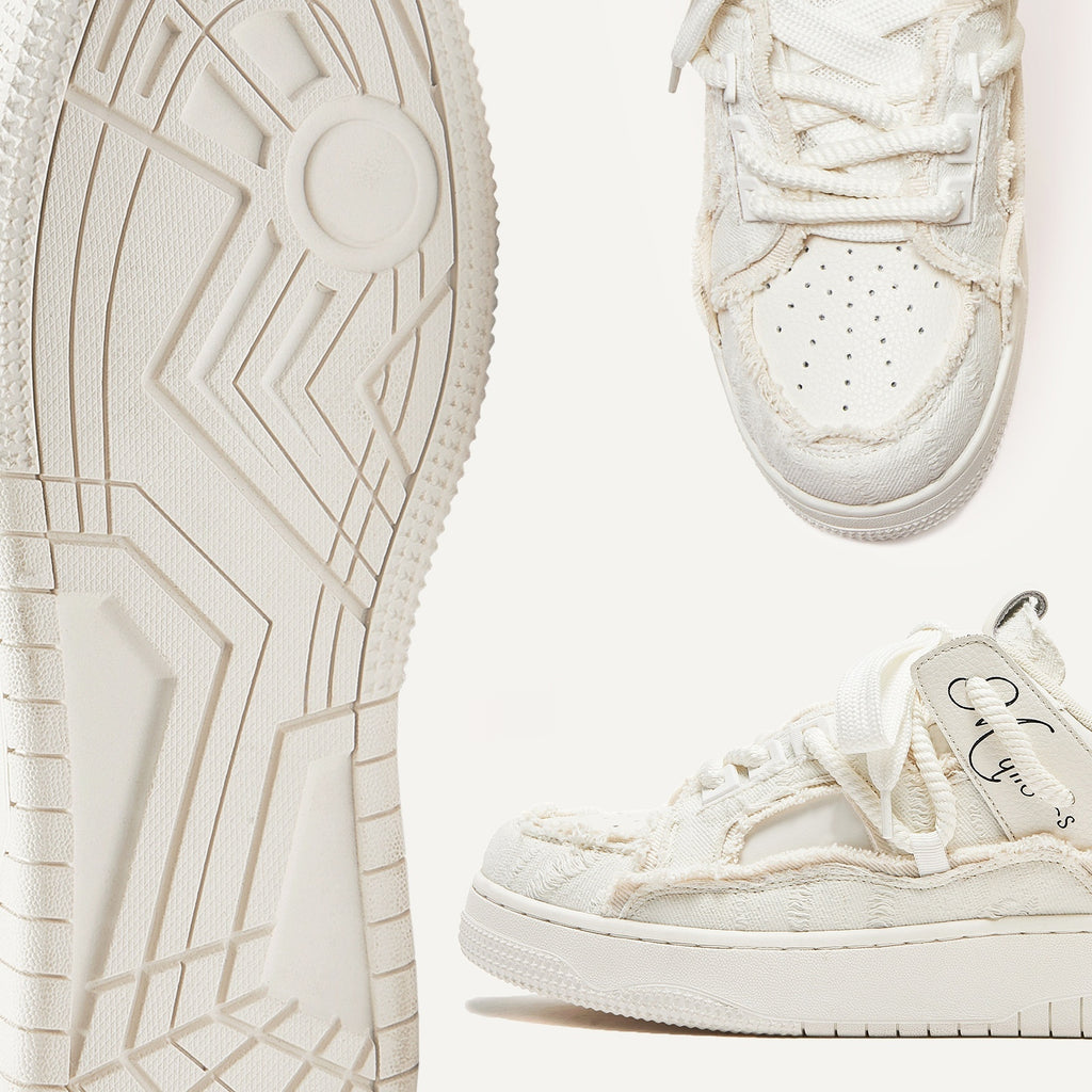 Plateau Board-Schuhe mit Schnürung – Bild 2 | LuxeStyle