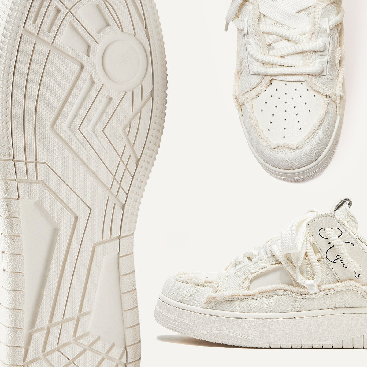 Plateau Board-Schuhe mit Schnürung – Bild 2 | LuxeStyle