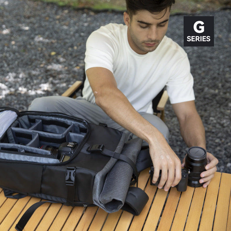 Wasserdichter Outdoor Fotorucksack mit Laptopfach – Bild 5 | LuxeStyle