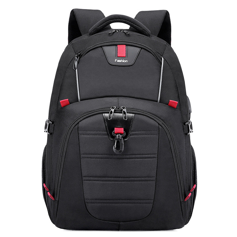 Oxford Stoff Rucksack mit Diebstahlschutz – Bild 5 | LuxeStyle