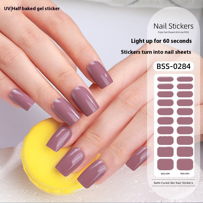 Pure Color UV Gel-Nagelsticker