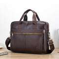Herren-Leder-Transporttasche, wasserabweisend | LuxeStyle