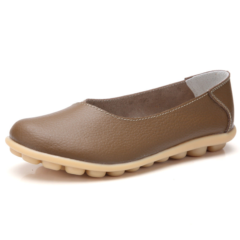 Damen Freizeit-Halbschuhe aus Leder – Bild 2 | LuxeStyle