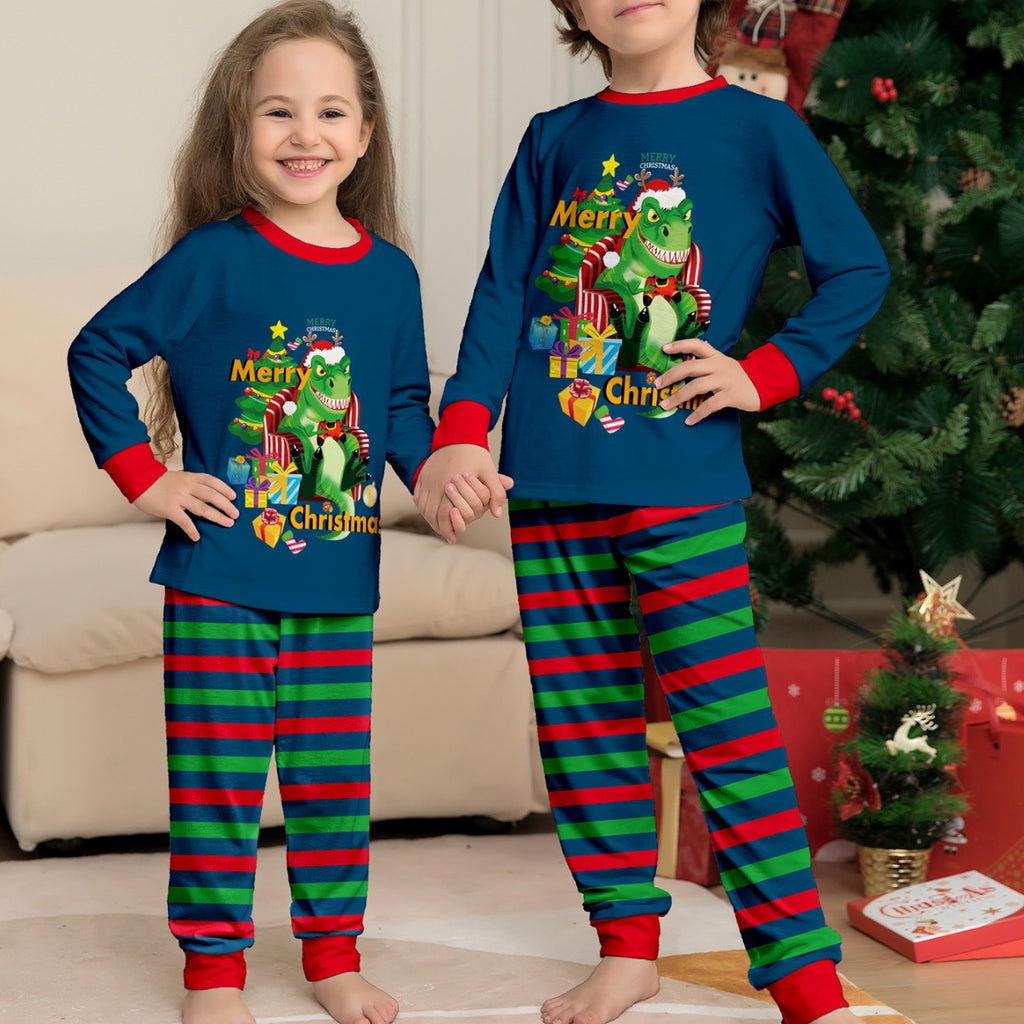 Dino-Weihnachtsbaum-Pyjama für die ganze Familie