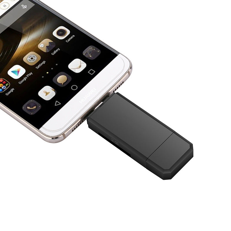 Portabler USB-Card-Reader mit Type-C