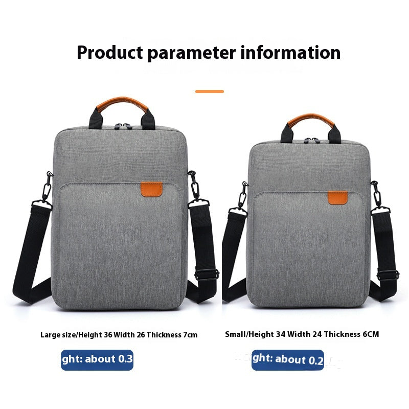 Laptop-Umhängetasche – schlicht & stossfest