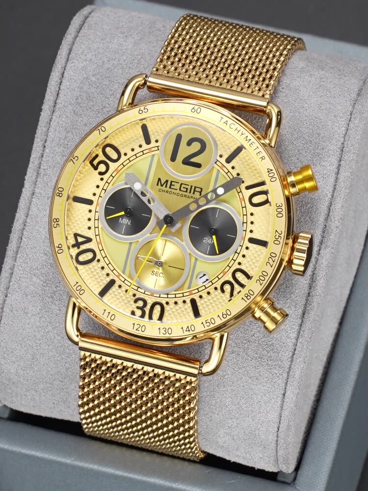 Goldene Herren-Armbanduhr